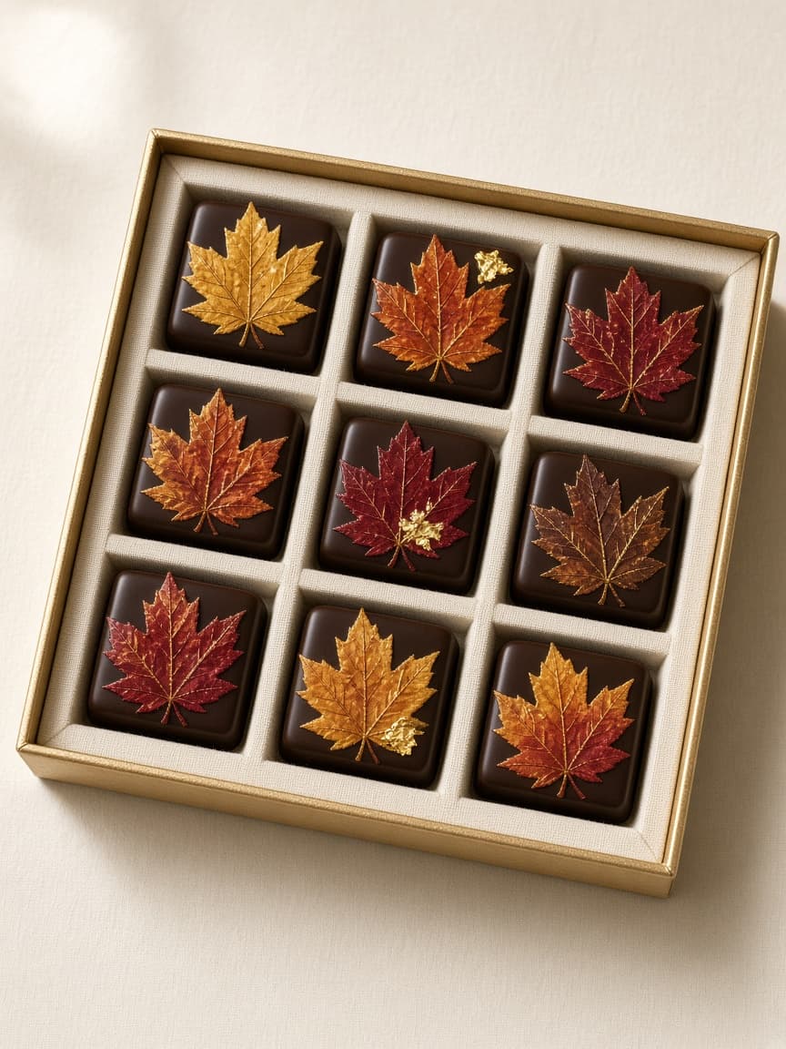 Coffret ouvert, vue de dessus